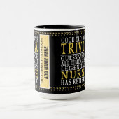 Zuster Funny Personalized Remoe, Mok bij pensioner (Midden)