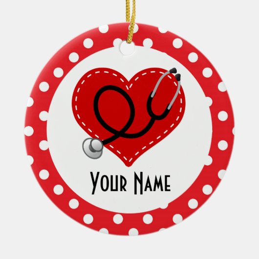 Zuster Gepersonaliseerde kerstcadeauorganisatie Keramisch Ornament (Voorkant)