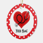 Zuster Gepersonaliseerde kerstcadeauorganisatie Keramisch Ornament (Links)