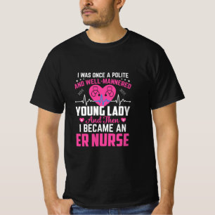 Zuster Gift dat ik ooit de mooie zuster was T-shirt