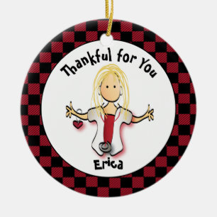 Zuster Gift - Funny Gift for Nurse Keramisch Ornament