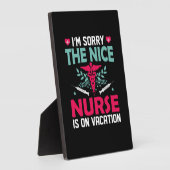 Zuster Gift Het spijt me de mooie zuster Fotoplaat (Zijkant)