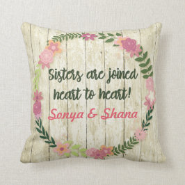 Zuster Gift met Quote Pillow Personated Cadeau Kussen