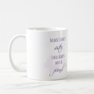 Zuster Gift Mok met zuster Quote Gift voor zuster