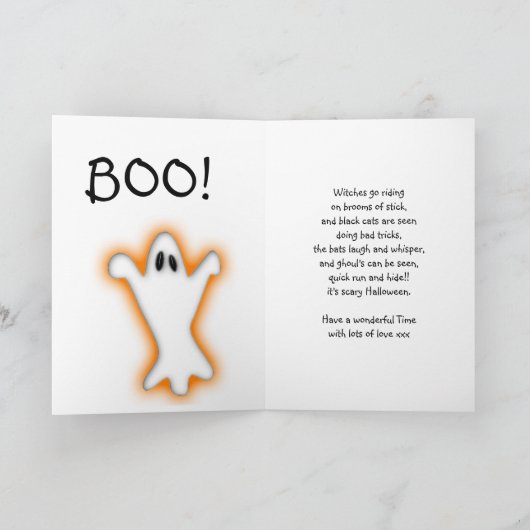 Zuster Halloween heks kat pompoen jack op lantaarn Kaart (Binnen)