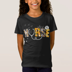 Zuster Halloween Shirt Gift with Pumpkin Boo Spide