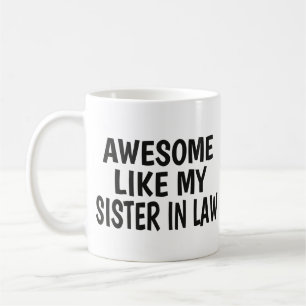 Zuster in de wet Funny Brotherhood Day Gift Dad Jo Koffiemok