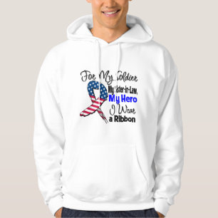 Zuster-in-law - Mijn Soldaat, Mijn Hero Patriottis Hoodie