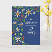 Zuster in Wet Religieuze Dag Daisies Kaart (Gele Bloem)