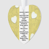 Zuster Inspirerend Ornament (voorkant)