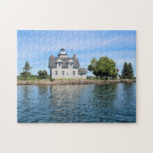 Zuster Islands Lighthouse, 1.000 eilanden New York Legpuzzel (Horizontaal)