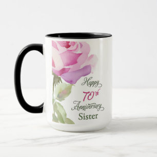 Zuster Jubileum Roze Roos 70-jarig Jubileum Non Mok