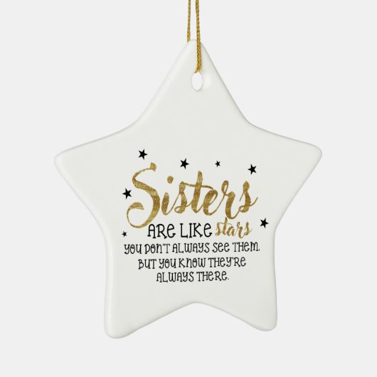 Zuster Kerstversiering Keramisch Ornament (Rechts)