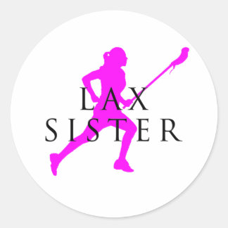 Zuster Lax? Ronde Sticker