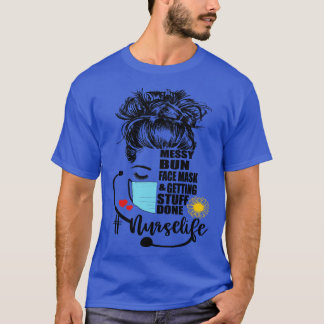 Zuster Life Messy Bun Face Mask and Getting Stuks T-shirt