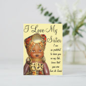 Zuster, Love_ Briefkaart (Staand voorkant)