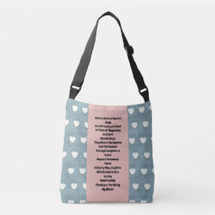 Zuster Marshmallow Hearts Crossbody Tas