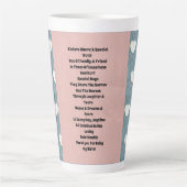 Zuster Marshmallow Hearts Latte Mok (Voorkant)