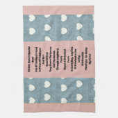 Zuster Marshmallow Hearts Theedoek (Verticaal)