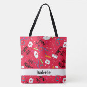 Zuster Medische benaming Persoonlijke Rode Student Draagtas (Voorkant)