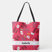 Zuster Medische benaming Persoonlijke Rode Student Draagtas (Achterkant)