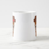 Zuster met koffie extra grote beker (Voorkant)