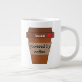 Zuster met koffie extra grote beker (Rechts)