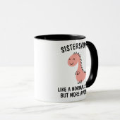 Zuster-Mok | Sistersaurus | Mok zuster Dinosaur (Voorkant rechts)