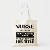 Zuster, Multitasking Ninja Tote Bag (Voorkant)