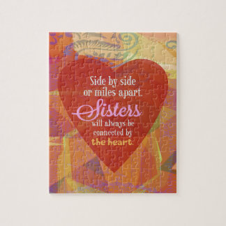 Zuster naast elkaar legpuzzel