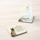 Zuster Poem - German Shepherd Dog Onderzetter (Rechterzijde)