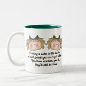 Zuster Poem leuke koffie mok (Links)