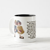 Zuster Poem sentimentale koffie mok (Voorkant links)