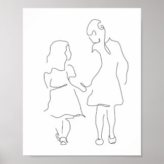 Zuster Print, zuster Gift, Family Print, Daughters Poster