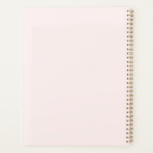 Zuster RN Medisch professioneel Floral Heart Aange Planner (Achterkant)