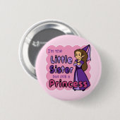 zuster ronde button 5,7 cm (Voorkant /achterkant)