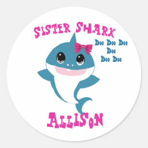 Zuster Shark Stickers