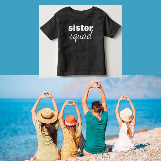 Zuster Squad Black Girl's T-Shirt