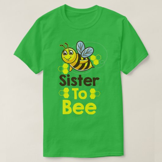 Zuster to bee gender onthullen t-shirt (Design voorkant)