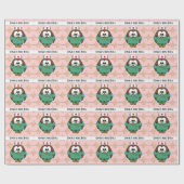 zuster uil cadeaupapier (Vlak)