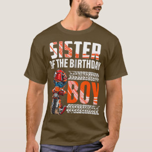 Zuster van de Birthday Boy Dirt Bday Party T-shirt