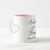 Zuster van de Bride cup Tweekleurige Koffiemok (Voorkant links)