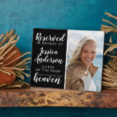 Zuster van de Bride Gereserveerde Heaven Foto Fotoplaat (Zijkant)