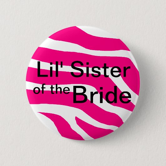 Zuster van de bride ronde button 5,7 cm (Voorkant)
