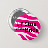 Zuster van de bride ronde button 5,7 cm (Voorkant /achterkant)