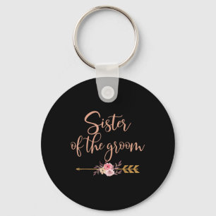 Zuster van de bruidegom Bruidsmeisjesfeest cadeau  Sleutelhanger