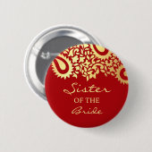 Zuster van de Button van het Huwelijk van Paisleys (Voorkant /achterkant)