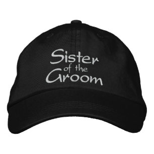 Zuster van de Groom Borduurde Pet