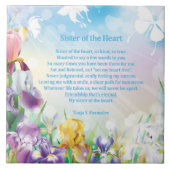 Zuster van de Heart Poetry Collector Tegeltje (Voorkant)