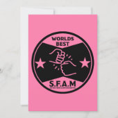 Zuster van een andere meneer feestdagenkaart (Voorkant)